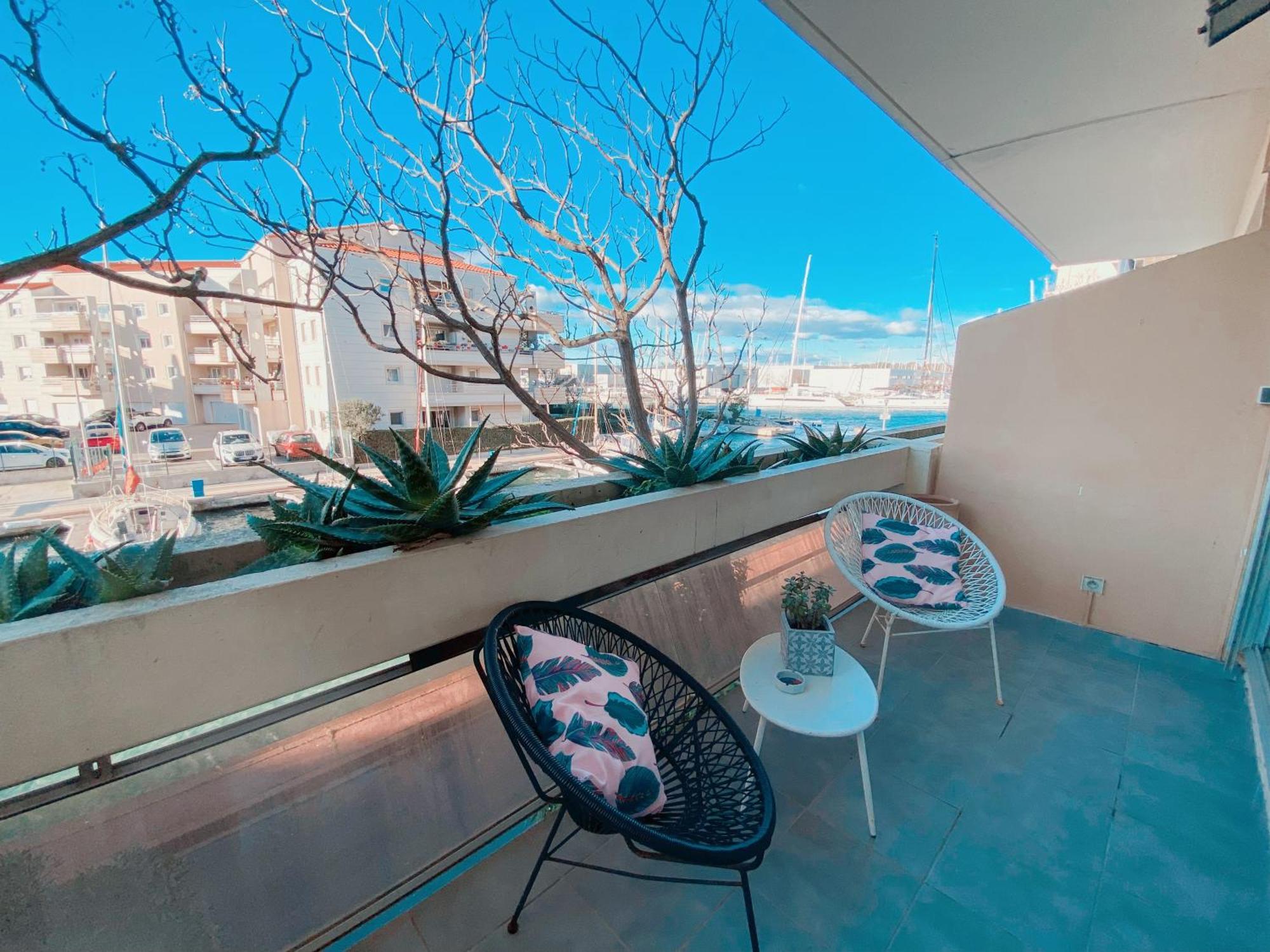 Superbe T2 Au Calme Avec Balcon Sur La Marina - 10 Apartment Кане Екстериор снимка