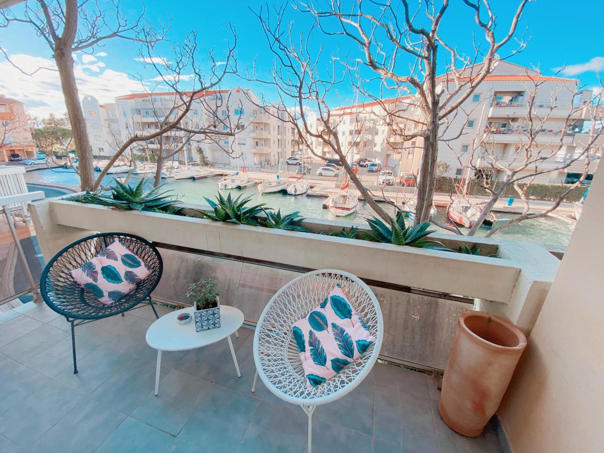 Superbe T2 Au Calme Avec Balcon Sur La Marina - 10 Apartment Кане Екстериор снимка